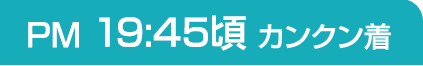 PM 19:45頃 カンクン着