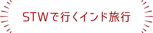 STWで行くインド旅行