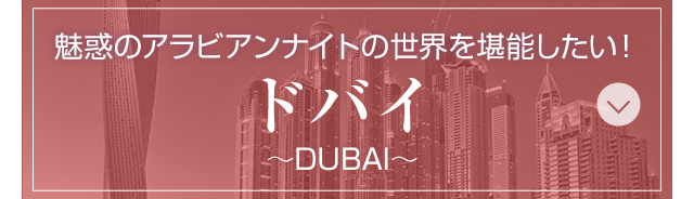 魅惑のアラビアンナイトの世界を堪能したい！ドバイ～DUBAI～