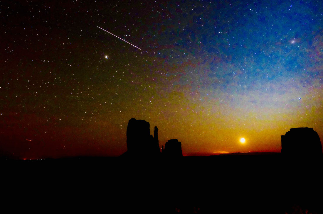 日が沈み夜が更けると満天の星空が広がります！ 