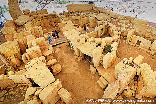 世界遺産の巨石神殿群